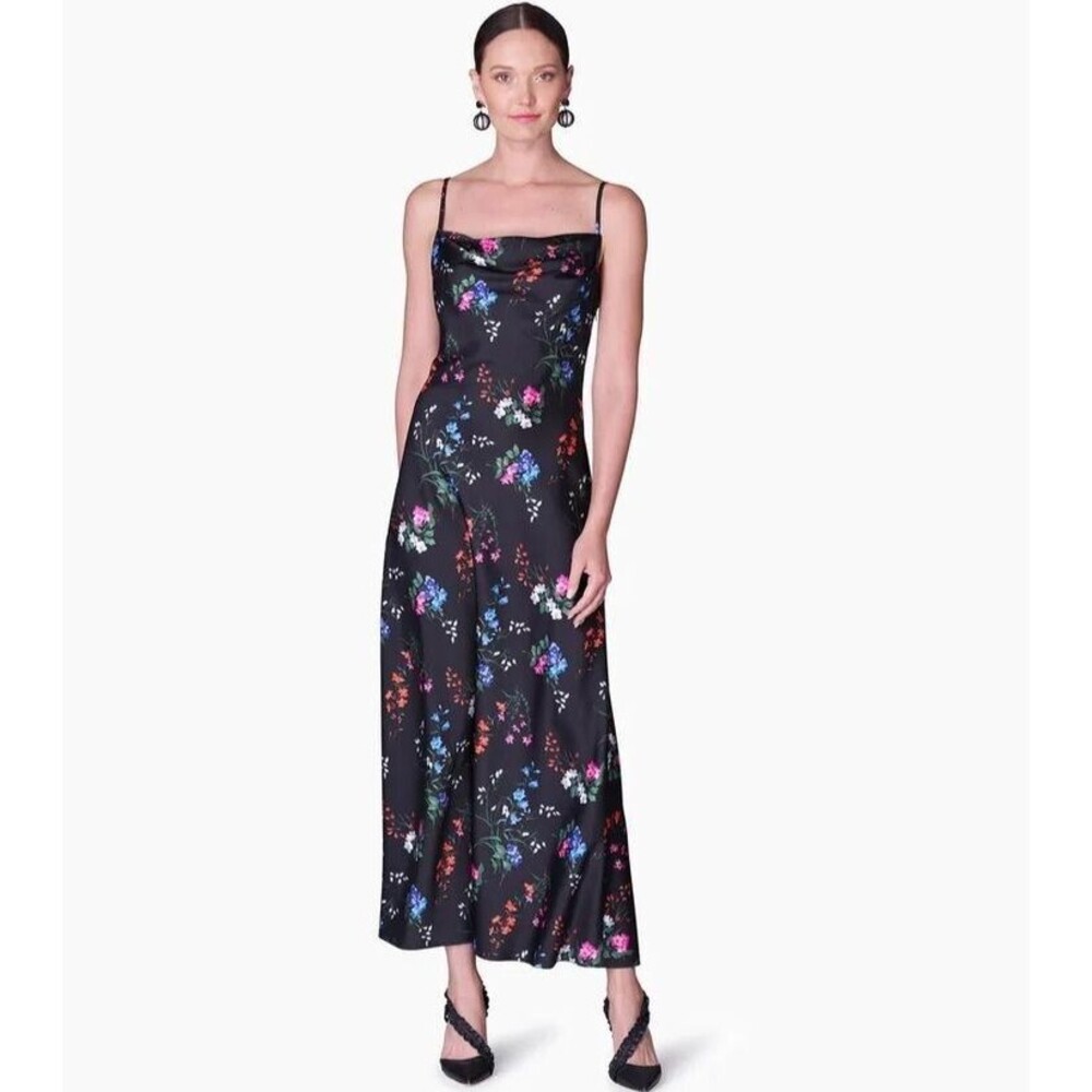NWT. $1790 CAROLINA HERRERA Bias Slip Dress Sz 4